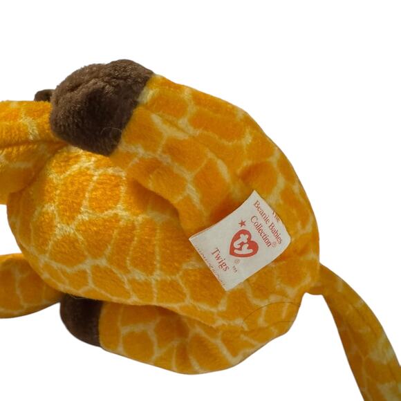 Vintage Retired TY Beanie Babies Collection Twigs the Giraffe 1995 - Picture 4 of 4